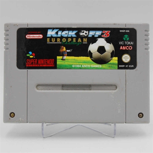 Kick Off 3 European Challenge - SNES - Cartridge - (EUR) (B Grade) (Used)